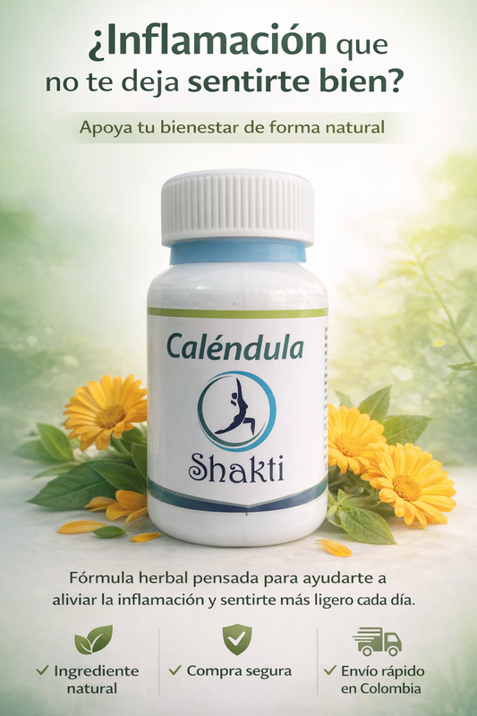 Alivia la Inflamación y Molestias con nuestra Caléndula Shakti