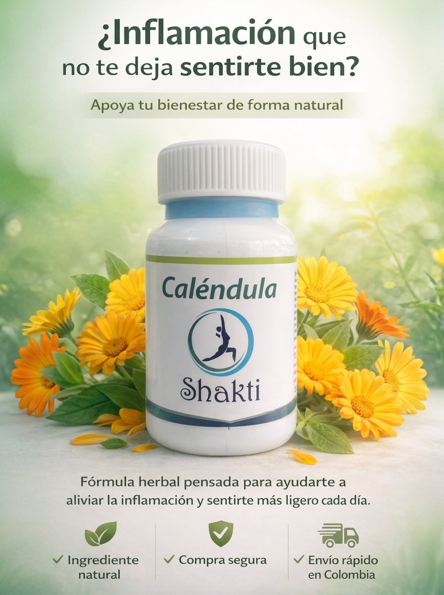 Alivia la Inflamación y Molestias con nuestra Caléndula Shakti
