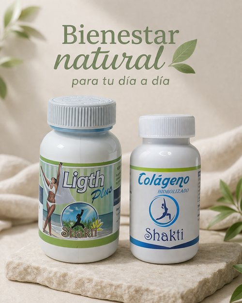 Pack 1 Cápsula Ligth Plus y 1 Colágeno