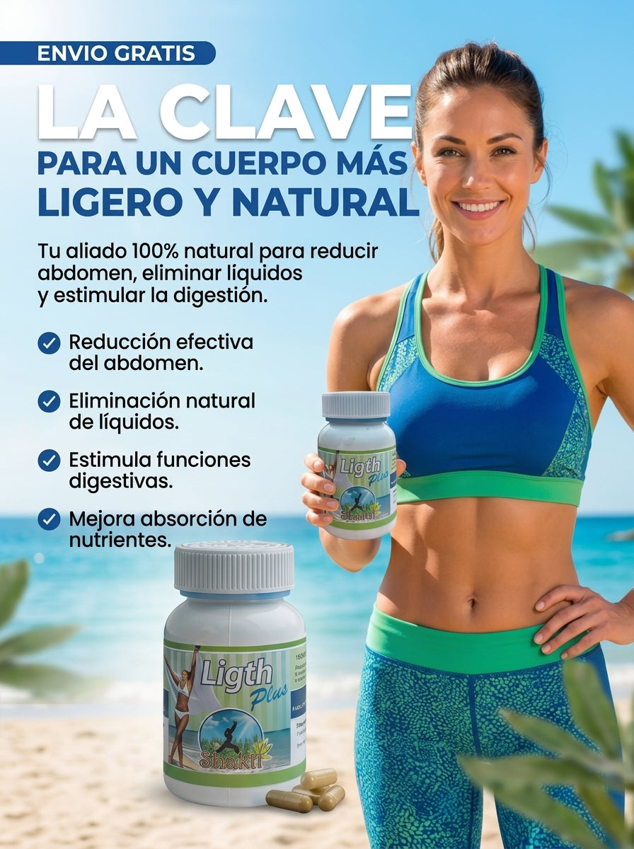 Elimina esos Gorditos con nuestras Cápsulas Ligth Plus